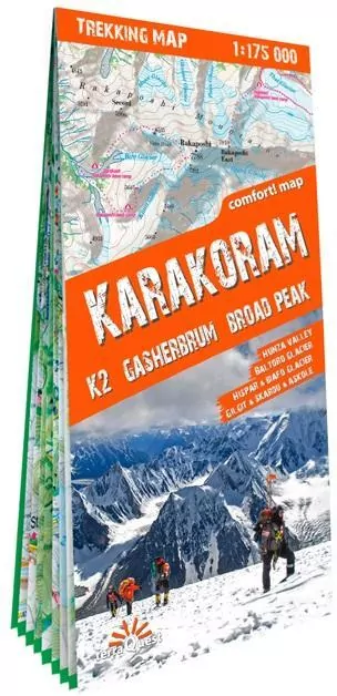 Mapa trekkingowa. Karakoram 1:175 000 - tantis.pl