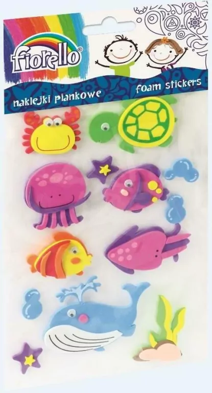 Naklejki piankowe. Morskie zwierzęta - tantis.pl
