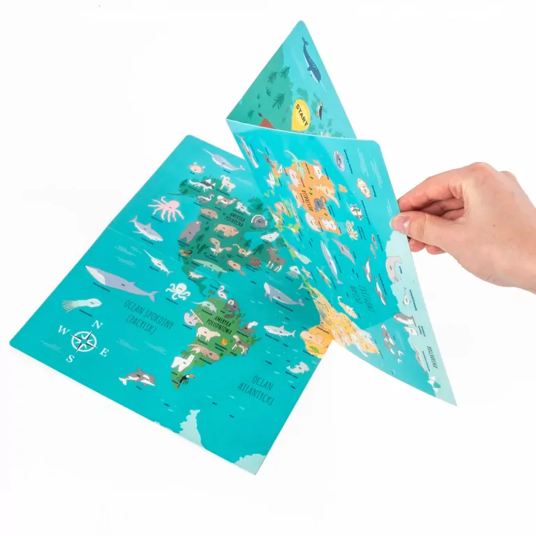 Gdzie oni żyją? Zwierzęta świata + gra KIDEA - tantis.pl