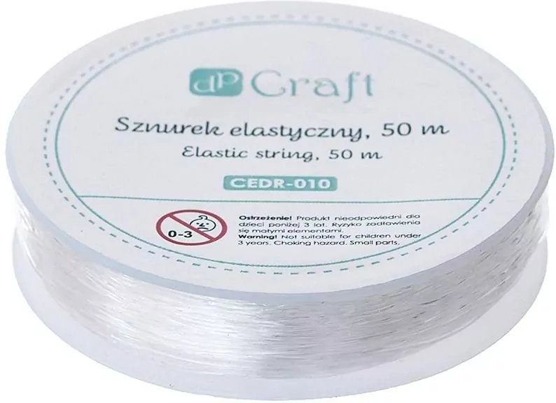 Sznurek elastyczny 0,45mm x 50m - tantis.pl