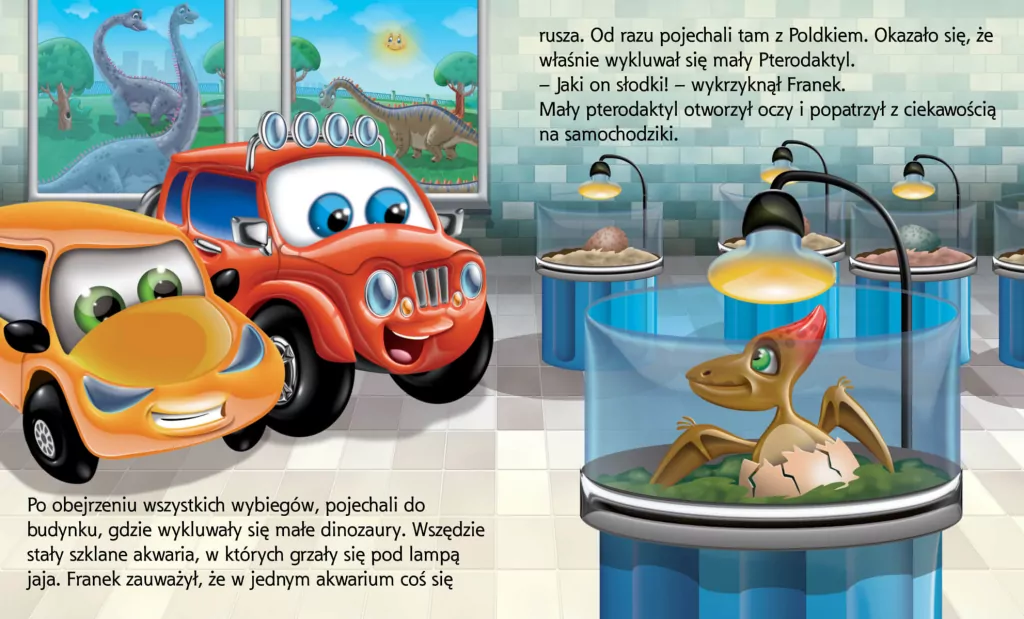 Dinozaury. Samochodzik Franek - tantis.pl