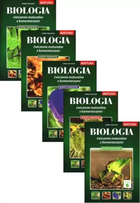 Pakiet: Zeszyt 1-5. Biologia. Ćwiczenia maturalne z komentarzem. Poziom rozszerzony