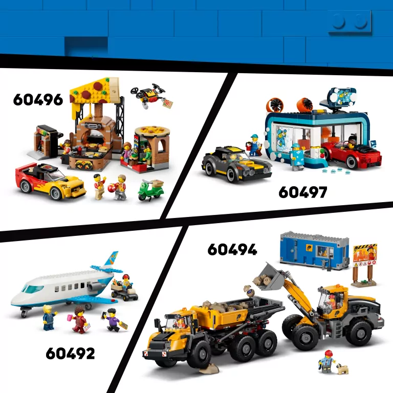 LEGO® Żółta koparko-ładowarka 60480 - tantis.pl