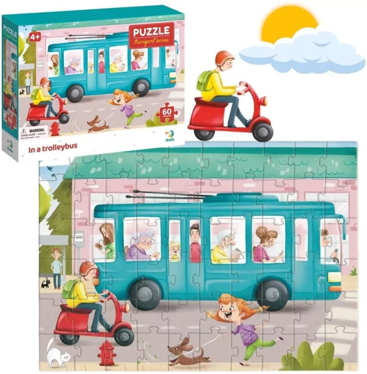 Puzzle 60. In a trolleybus - tantis.pl