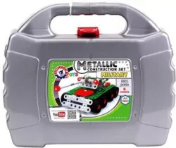 Konstruktor. Metalowy wóz wojskowy