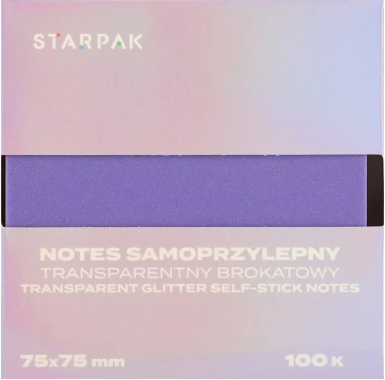 NOTES SPRZYL 75X75/100K TRANSP BROKFIO STK12/360 - tantis.pl