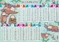 Podkładka na biurko - Tabli. Mnożenia leniwce edu - tantis.pl