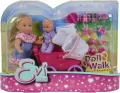 Evi z wózkiem i laleczką, 2 rodzaje - tantis.pl