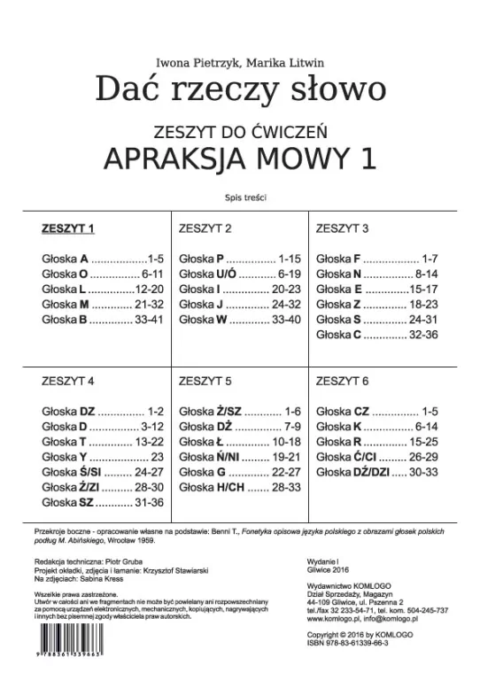 Dać rzeczy słowo. Apraksja mowy 1 - tantis.pl