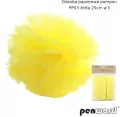 Ozdoba papierowa pompon żółta 25cm - tantis.pl