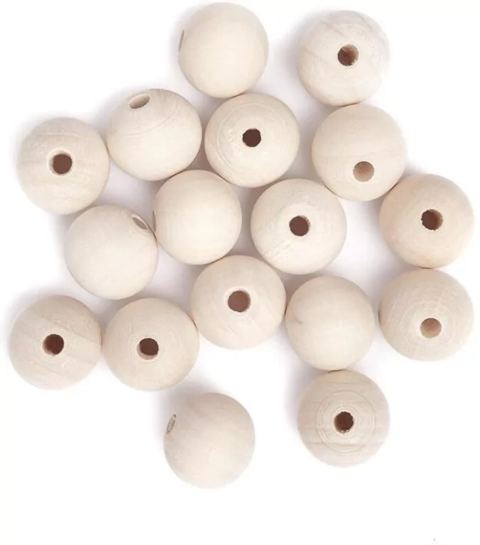 Koraliki drewniane kulki 20mm - tantis.pl