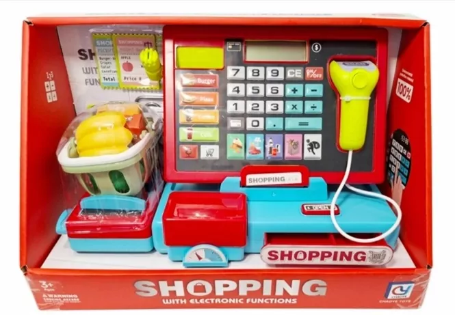 Kasa sklepowa z koszykiem i akcesoriami - tantis.pl