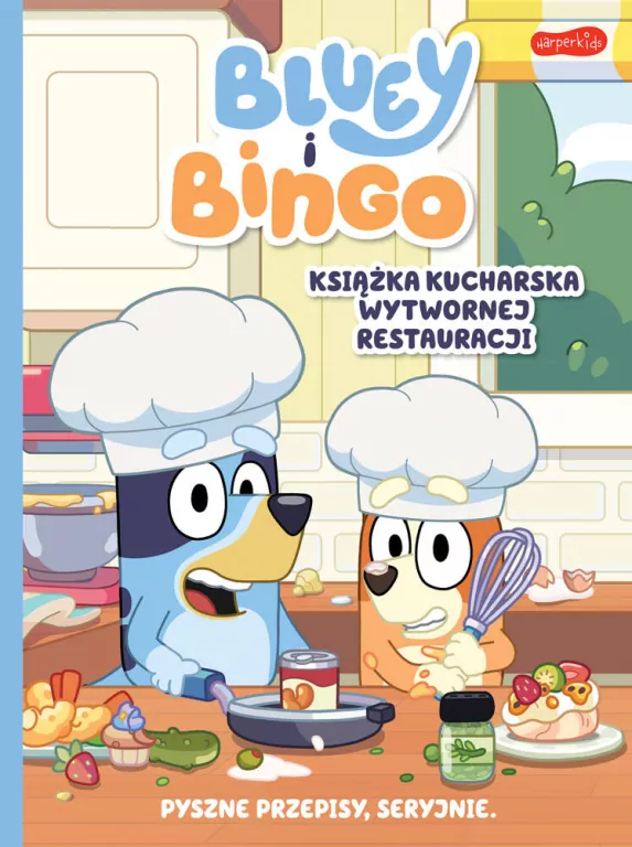 Książka kucharska Wytwornej Restauracji. Bluey i Bingo - tantis.pl