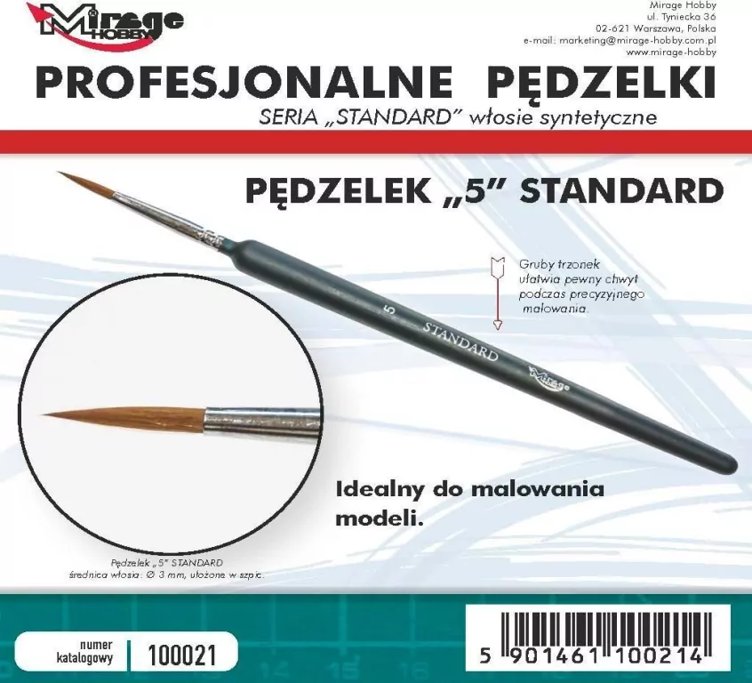 Pędzelek standard 5 - tantis.pl
