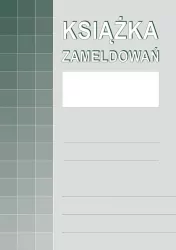 Książka zameldowań 830-1