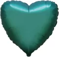 Balon foliowy 46cm Serce satynowe zielone - tantis.pl