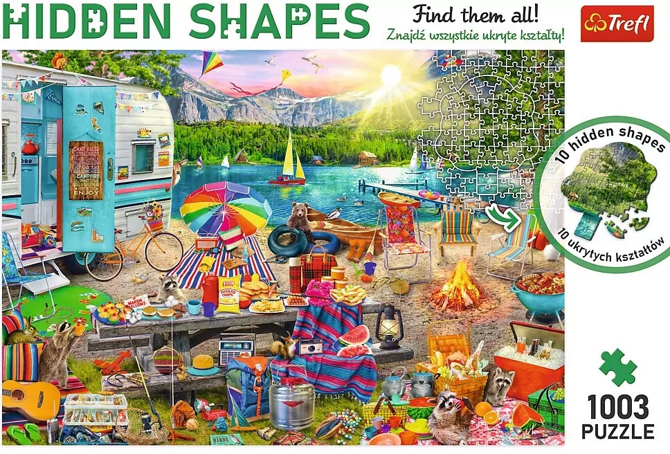 Puzzle 1000. Wycieczka kamperem TREFL - tantis.pl