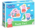 Puzzle Peppa Pig 3 in1 - tantis.pl