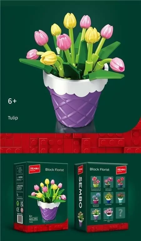 Klocki kwiaty - tantis.pl