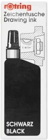 Tusz kreślarski Rotring 23ml - czarny (S0194660) - tantis.pl