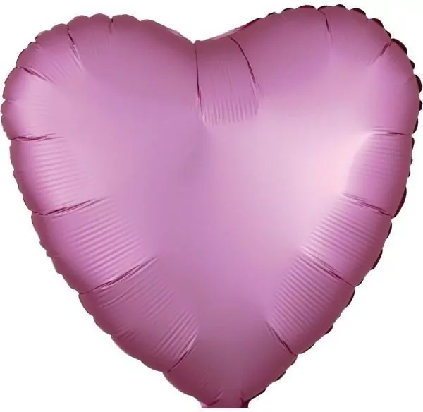 Balon foliowy Lustre Flamingo serce 43cm - tantis.pl