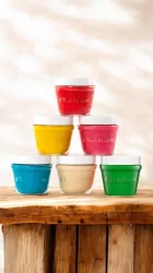 Ciastolina naturalna w słoiczkach 6 kolorów