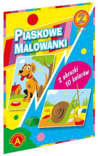Piaskowe malowanki: Pies, ślimak - tantis.pl