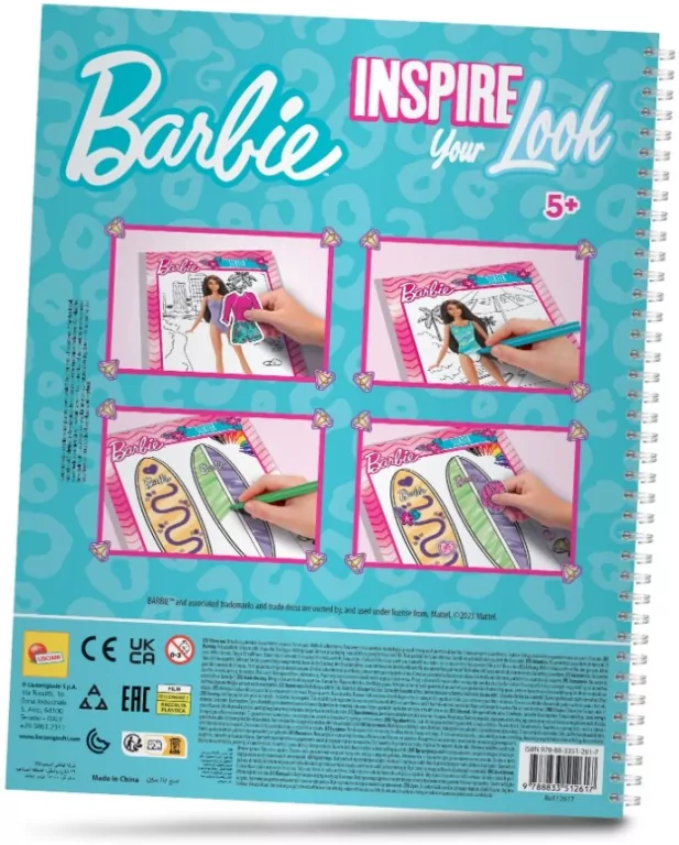 Barbie Sketch Book Inspire Your Look - tantis.pl