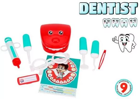 Zestaw Mały dentysta, 9 elementów - tantis.pl