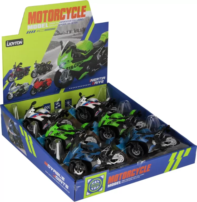MOTOCYKL DZ/SW P/B 15CM MIX3 MC DISP 6/30/60 - tantis.pl