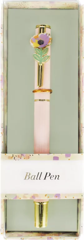Długopis Metalowy Pink Flower - tantis.pl