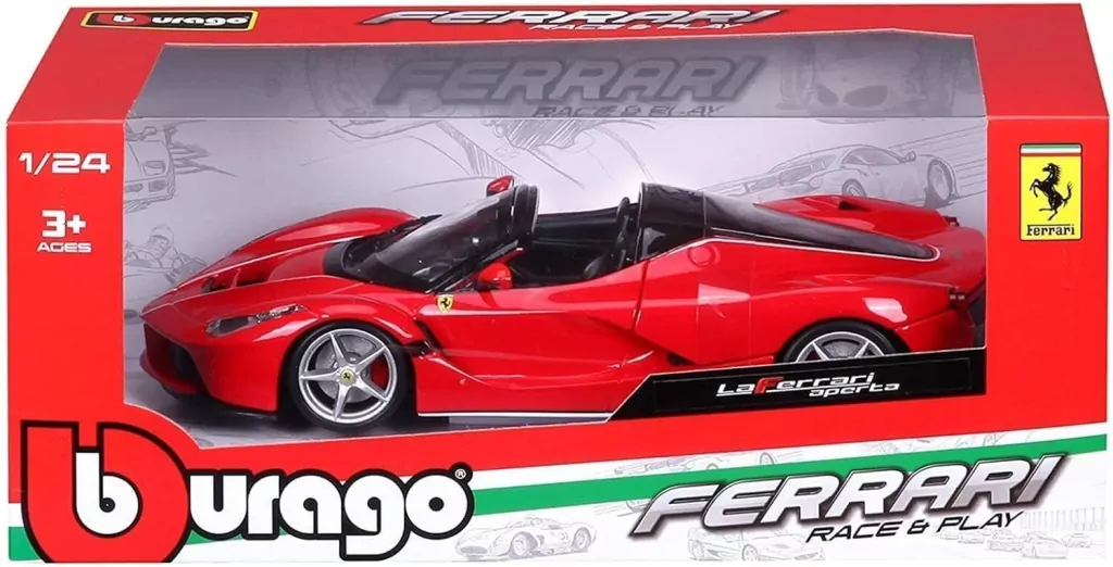 Laferrari Aperta Red 1:24 BBURAGO - tantis.pl