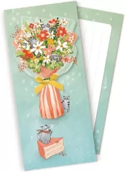 Koperta upominkowa POP UP Bukiet z kotami