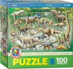 Eurographics. Puzzle 100. Smartkids Dinosaurs