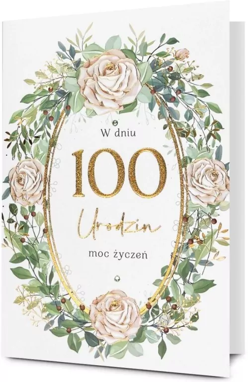 Karnet Urodziny 100 - tantis.pl