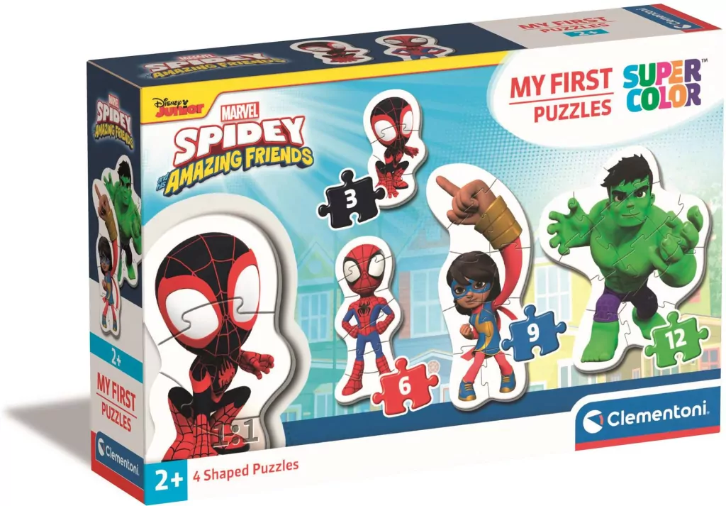 Clementoni. Moje Pierwsze Puzzle. Spidey and His Amazing Friend - tantis.pl
