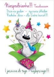 Karnet B6. Happy + koperta. Wzór nr 14