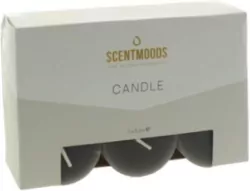 Rustykalna świeca w kolorze Taupe 5x5cm