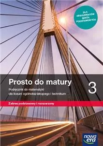 Prosto do matury 3. Podręcznik do matematyki dla liceum ogólnokształcącego i technikum. Zakres podstawowy i rozszerzony - tantis.pl