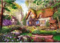Puzzle 1000. Urocza chatka w lesie. 10804 - tantis.pl
