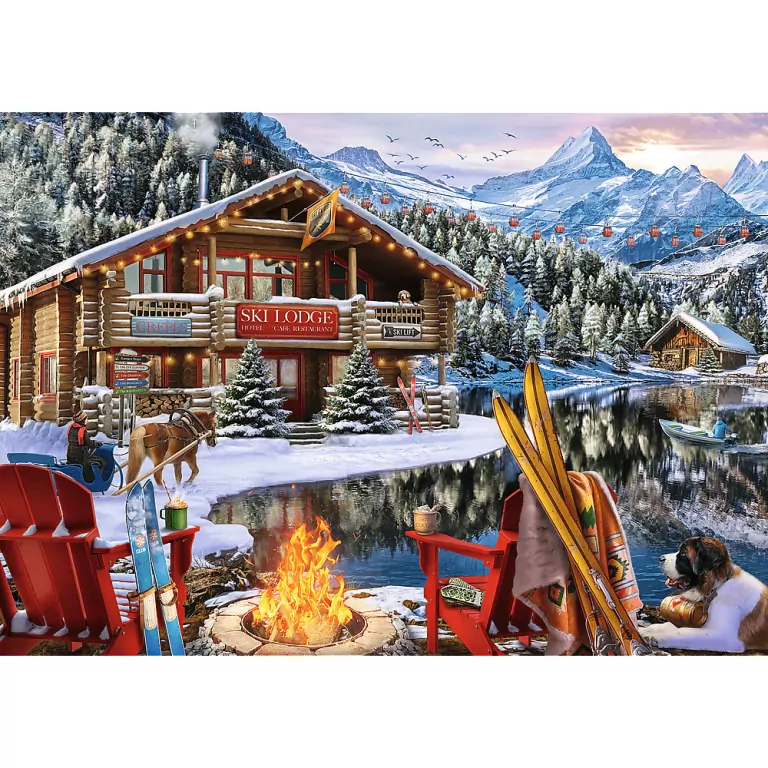 Puzzle 2x500 XMAS TREFL - tantis.pl