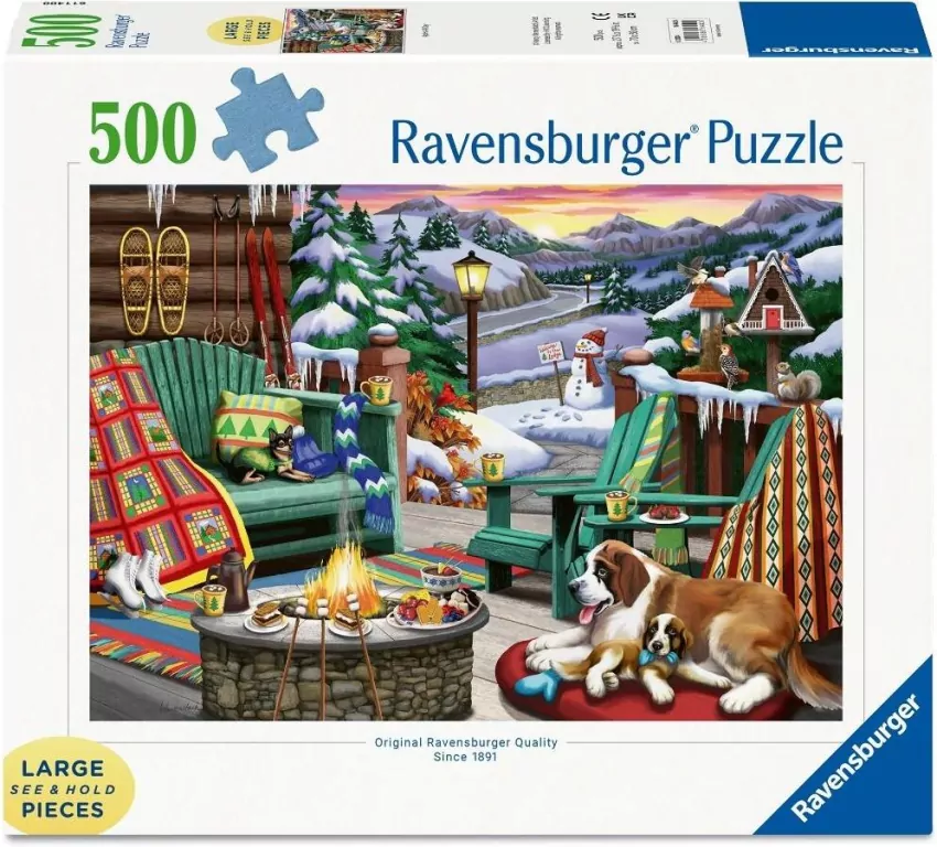 Puzzle 2D: Zimowy klimat 500el - tantis.pl