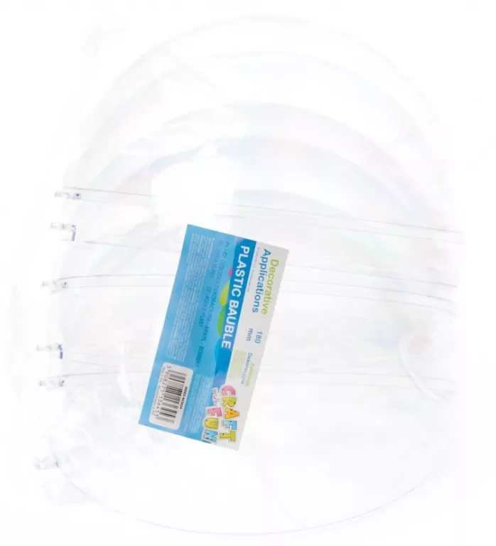 Ozdoba dekoracyjna plastikowa kula, 18cm - tantis.pl