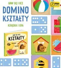 Baw się i ucz Domino Kształty Gra i książka