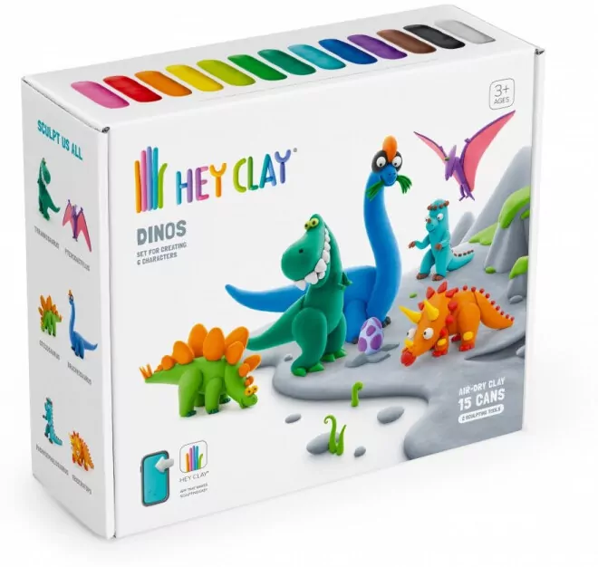Hey Clay. Zestaw Dinozaury - tantis.pl