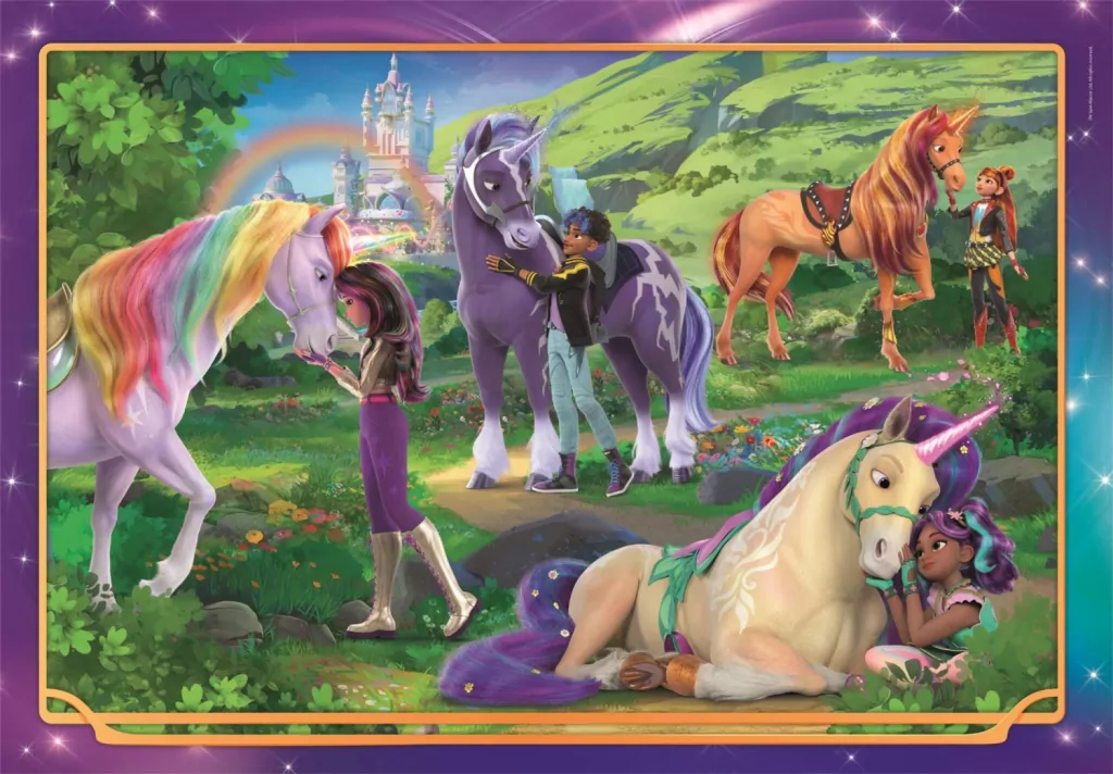 Puzzle 104 Super Unicorn Academy - tantis.pl