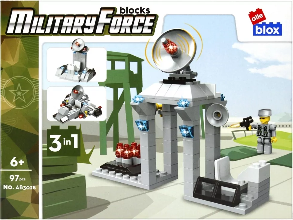 Klocki konstrukcyjne Wojsko ALLEBOX - tantis.pl