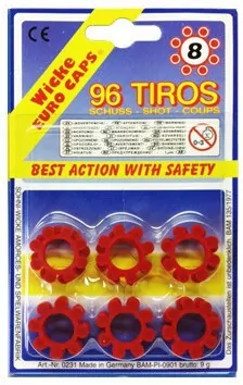 Kapiszony 8 strzałowe do bębenka 96 szt - tantis.pl