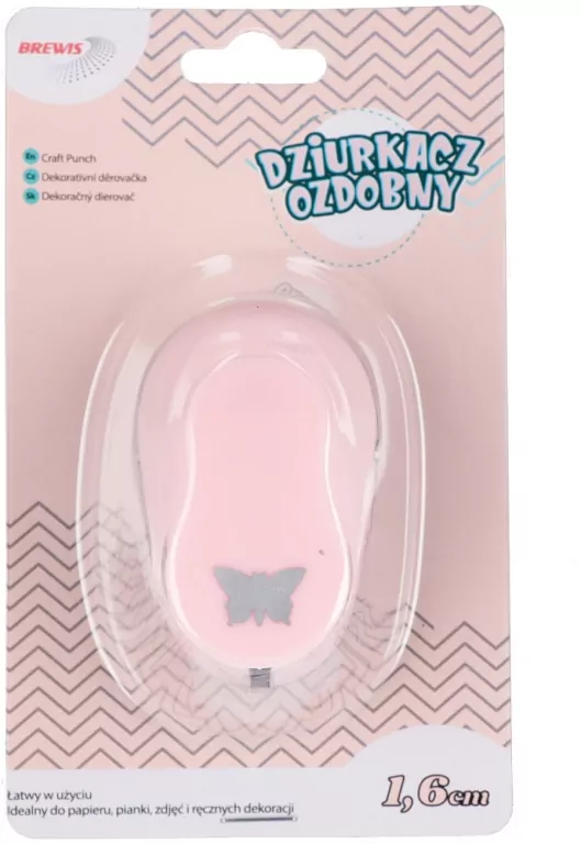 Dziurkacz ozdobny 1,6cm motyl MIX - tantis.pl