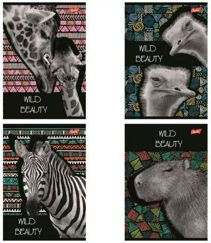 Zeszyt A5/60K linia Wild Beauty (10szt) - tantis.pl